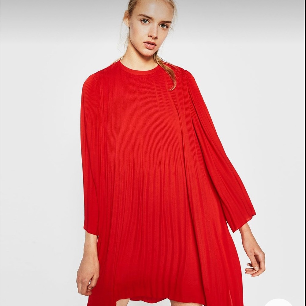 ZARA pleated dress